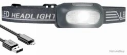 Capture Outdoor, Lampe Frontale Rechargeable Led "Sirius 3W-200", IXPE, IPX4, ...
