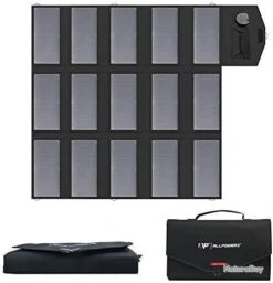 Chargeur Solaire Panneau Solaire Pliable De 100W Double 5v USB SORTIE 18V Ordinateur Portable