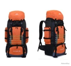 SAC DE VOYAGE ETANCHE 90 LITRES Alpinisme, Randonnée......coloris ORANGE....DESTOCKAGE