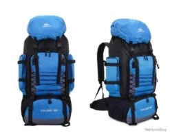SAC DE VOYAGE ETANCHE 90 LITRES Alpinisme, Randonnée......coloris Bleu......DESTOCKAGE