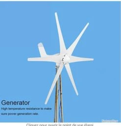 EOLIENNE 1600WTT 48 VOLTNEUF DANS SA BOITE.