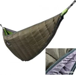 Hamac Chaud Camping Douillé Leger Engrenage Sur Toute La Longueur Sous Couverture Hiver Chaud