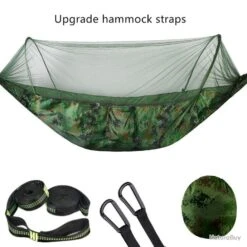 Hamac De Camping Avec Moustiquaire Pop-Up, Facile à Transporter CAMOUFLAGE XL LIVRAISON GRATUITE