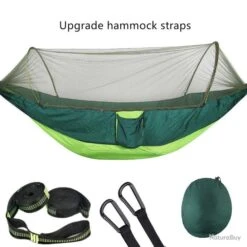 Hamac De Camping Avec Moustiquaire Pop-Up, Facile à Transporter VERT CLAIR XL LIVRAISON GRATUITE