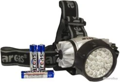 LAMPE FRONTALE ARCAS 28 LED HEADLIGHT 3 MODES ECLAIRAGE AVEC PILES FOURNIES