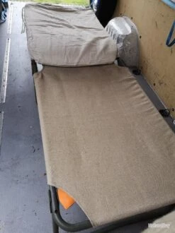 LIT DE CAMP Militaire Français Adulte Très Bon état Avec Matelas Lit D'appoint