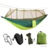 LIVRAISON RAPIDE- Hamac Camping Moustiquaire Portable Pliable VERT CLAIR - LIVRAISON GRATUITE !!