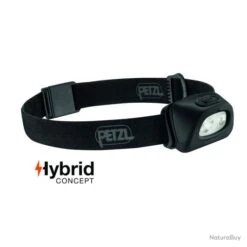 Petzl Lampe Frontale Hybrid éclairage 2 Couleurs Tactikka + Noir - 350 Lumens