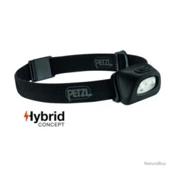 Petzl Lampe Frontale Hybrid éclairage 4 Couleurs Tactikka +RGB Noir - 350 Lumens