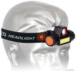 Lampe Frontale Noire 1283407