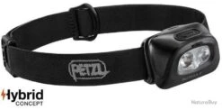 Lampe Frontale Noire Tactikka + PETZL