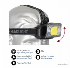 Lampe Torche Frontale Carré 1281807