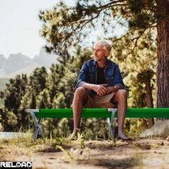 Lit De Camp Canadien Pliant Vert