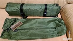 MATELAS THERMO GAUFFRÉ GONFLABLE VERT - MILTEC