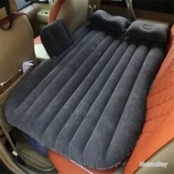 PROMOTION : MATELAS GONFLABE POUR VOITURE 135 X 85 X45 CM - NOIR / LIVRAISON OFFERTE