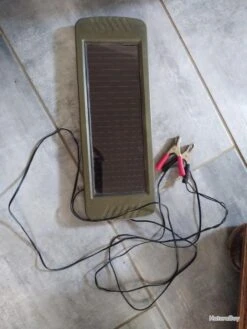 Panneau Solaire Avec Pince Crocodile Pour Rechargement De Batterie Plomb