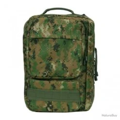 SAC A DOS / MALLETTE MATELLASSE DIGITAL CAMO AVEC BANDOULIERE POUR ORDINATEUR JUSQU'A 17 POUCES