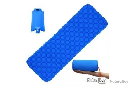 SUPER PROMO : MATELAS GONFLABE 1 PLACE , ÉTANCHE , SUPER LÉGER, BLEU 1 SUPER PROMO : MATELAS GONFLABE 1 PLACE , ÉTANCHE , SUPER LÉGER, BLEU