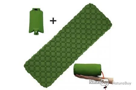 SUPER PROMO : MATELAS GONFLABE 1 PLACE , ÉTANCHE , SUPER LÉGER, VERT 1 SUPER PROMO : MATELAS GONFLABE 1 PLACE , ÉTANCHE , SUPER LÉGER, VERT