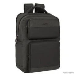 Sac à Dos SAFTA® Pour Ordinateur Portable 15,6" Avec Sortie USB Gris