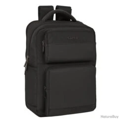Sac à Dos SAFTA® Pour Ordinateur Portable 15,6" Avec Sortie USB Noir