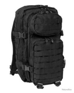 Mil-Tec Sac à Dos US Assault Pack Noir 20L
