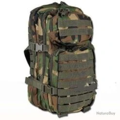 Mil-Tec Sac à Dos US Assault Pack Woodland 20L