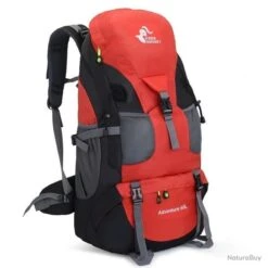 Sac à Dos étanche Pour Randonnée Et Camping 50l Bleu-clair - LIVRAISON GRATUITE !!