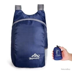 Sac à Dos Pliable Ultraléger De 15l Voyage Sport Courses Chasse Pêche Randonnée