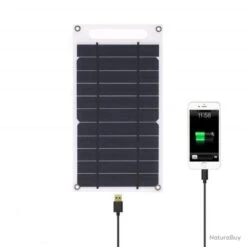 TOP ENCHERE - Chargeur Solaire De Batterie - 10W - Camping, Etc. - LIVRAISON GRATUITE