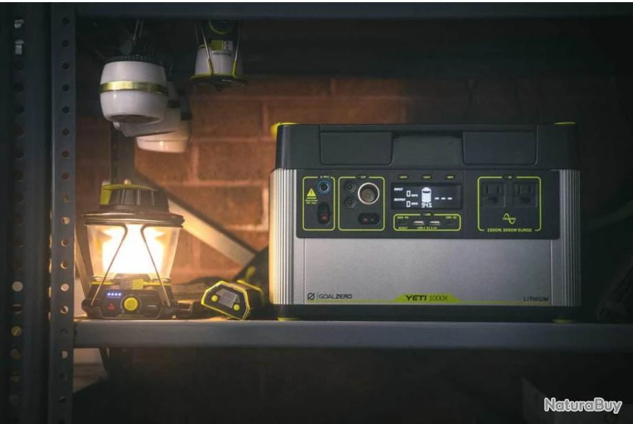 Devant -Nitecore Boutique 00002 Batterie Centrale Lithium Portable Yeti 1000 X Goal Zero