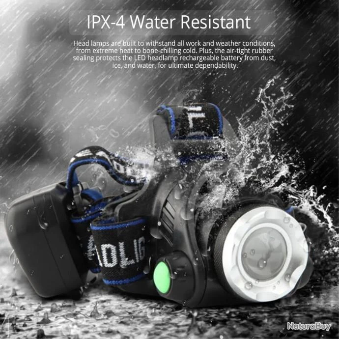 PROMOTION !!!! LAMPE FRONTALE ZOOMABLE 8000 LUMENS LED !!!!! 2 PROMOTION !!!! LAMPE FRONTALE ZOOMABLE 8000 LUMENS LED !!!!! – Image 2