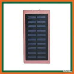 Power Bank Solaire 20000mAh - Rose - Livraison Gratuite Et Rapide