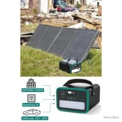 Générateur D'énergie Portable 150W 75 Ah Pour Camping, Bateau, Etc. - LIVRAISON GRATUITE ET RAPIDE -Nitecore Boutique 00003 Accumulateur d energie portable 150W 75 Ah Camping Bateau etc. LIVRAISON GRATUITE ET RAPIDE
