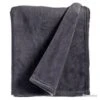 Couverture / Plaid GIFTDECOR® Polaire Gris 125 X 150 Cm
