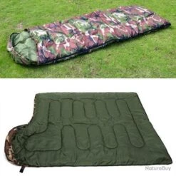 DESTOCKAGE Sac De Couchage Militaire - Camouflage - 190 X 75 Cm 4 Saisons - Camping Randonnée -Nitecore Boutique 00003 DESTOCKAGE Sac de Couchage Militaire Camouflage 190 x 75 Cm 4 Saisons Camping Randonnee
