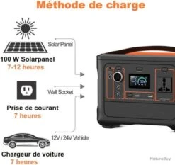 Générateur Solaire 600W Avec Panneau Solaire 100W - LIVRAISON GRATUITE -Nitecore Boutique 00003 Generateur Solaire 600W avec Panneau Solaire 100W LIVRAISON GRATUITE