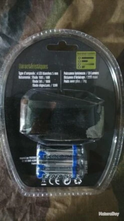 1 LAMPE FRONTALE LEDS De Marque ARES CAMOUFLAGE + 3 PILES Neuves (ensemble Neuf Sous Blister) -Nitecore Boutique 00003 LAMPE FRONTALE leds marque ARES CAMOUFLAGE 3 PILES neuves ensemble neuf sous blister