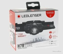 Led Lenser LAMPE LEDLENSER FRONTALE H7R CORE -Nitecore Boutique 00003 LAMPE LEDLENSER FRONTALE H7R CORE