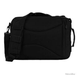 SAC A DOS / MALLETTE MATELLASSE NOIR AVEC BANDOULIERE POUR ORDINATEUR JUSQU'A 17 POUCES -Nitecore Boutique 00003 SAC A DOS MALLETTE MATELLASSE NOIR AVEC BANDOULIERE POUR ORDINATEUR JUSQU A 17 POUCES