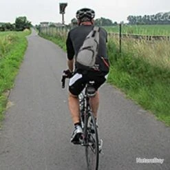 Sac à Dos Bandouliere Sacoche Homme Chargement USB Vélo Course Pêche Camping Randonnée Voyage Noir -Nitecore Boutique 00003 Sac a Dos Bandouliere Sacoche Homme Chargement USB Velo Course Peche Camping Randonnee Voyage Noir