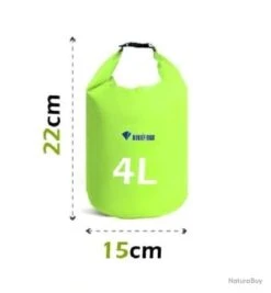 Sac à Dos Étanche Pour La Plage La Navigation Pêche Kayak Rafting Natation Plongée Camping 4L Vert -Nitecore Boutique 00003 Sac a dos Etanche pour la Plage la Navigation Peche Kayak Rafting Natation Plongee Camping 4L Vert
