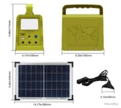 Kit Solaire Multifonctions - Panneau Solaire + Lampe LED - Transportable - LIVRAISON GRATUITE -Nitecore Boutique 00004 Kit solaire multifonctions Panneau solaire Lampe LED Transportable LIVRAISON GRATUITE