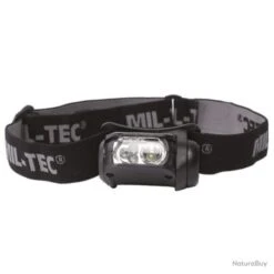 Lampe Frontale 4 Fonctions Mil-Tec - Noir