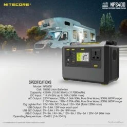 Nitecore Power Station NPS400 - 117 000mAh - 421 Wh -Nitecore Boutique 00004 Nitecore NPS400