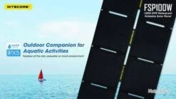 Nitecore Panneau Solaire Pliant Waterproof 100W - FSP100W 13 Nitecore Panneau Solaire Pliant Waterproof 100W - FSP100W -Nitecore Boutique 00004 Nitecore Panneau solaire pliant waterproof 100W FSP100W