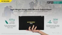 Panneau Solaire Pliable Nitecore FSP30 - 30W -Nitecore Boutique 00004 Panneau solaire pliable Nitecore FSP30 30W