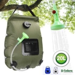 Sac Douche Solaire 20l Camping Pique-Nique Pêche Chasse Randonnée Thermomètre PVC Écologique Pratiqu -Nitecore Boutique 00004 Sac Douche Solaire 20l Camping Pique Nique Peche Chasse Randonnee Thermometre PVC Ecologique Pratiqu