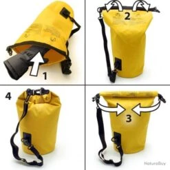 Sac à Dos Étanche Flottant Pour La Plage La Navigation Pêche Kayak Natation Plongée Le Camping 5L -Nitecore Boutique 00004 Sac a dos Etanche Flottant pour la Plage la Navigation Peche Kayak Natation Plongee le Camping 5L