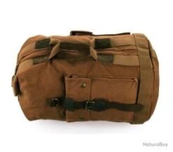 2 En 1 Sac Voyage / Sac à Dos Canvas Et Cuir -Nitecore Boutique 00005 2 1 Sac Voyage Sac dos canvas cuir